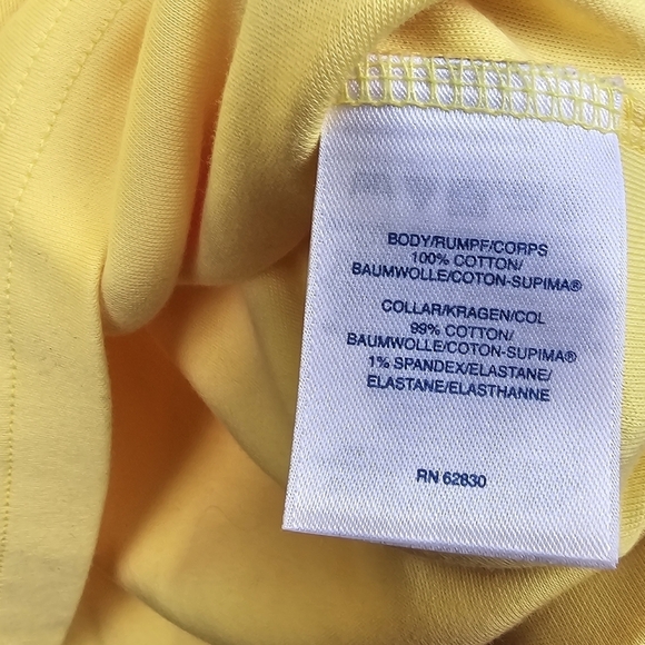 LANDS' END Polo Shirts Bundle Traditional Fit Yellow/Blue‎ Mens Size L 42-44 - Picture 15 of 15